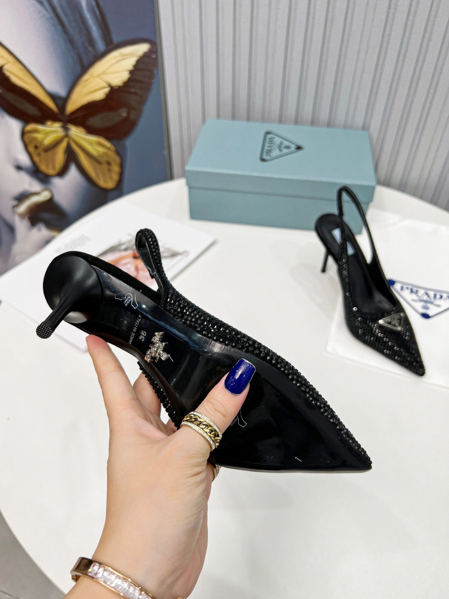 coco- heel height 8.5cm， Sheepskin item:B-X198J1935
